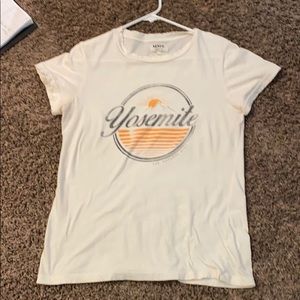 MATE the label vintage white Yosemite tee Sz s/m